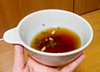 ぶっかけそうめんの跡