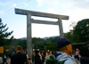 伊勢神宮の鳥居