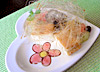 飴細工とケーキ