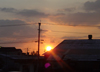 最近みた夕日