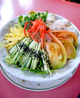 元祖熊本らーめん　松葉軒　冷やし中華