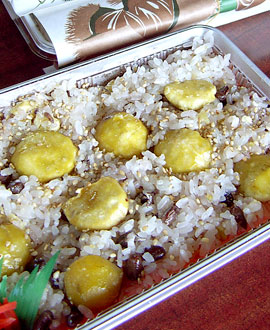 いがぐり苑　栗赤飯べんとう