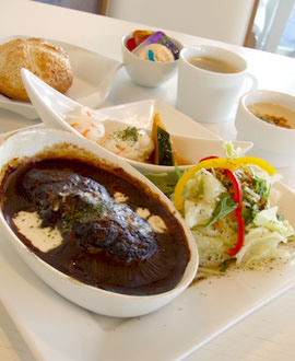 Rangee du cerisier　煮込みハンバーグセット