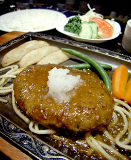 ステーキとハンバーグのおいしい店　肥後牛亭　ロイヤルテリヤキハンバーグ（ランチタイム）