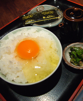 かまどダイニング福蔵　下通店　たまごかけごはんセット