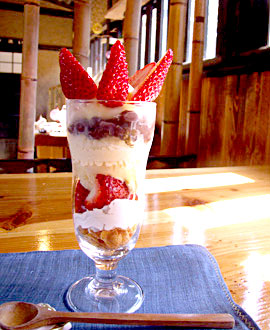 庵ころもち　自家製ベーコンと早生キャベツのペペロンチーノ