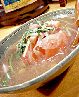 おでんと焼酎の店　たんたんたん　トマトおでん