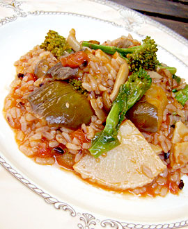 びすとろルポ　季節野菜のリゾット