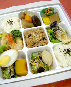 五車堂本店　自然食弁当(お花畑弁当）