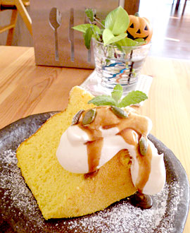 CAFE CHIFFON　かぼちゃシフォン