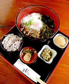 お食事座　五風十雨　ぜいたくうどんセット"