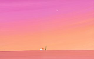 葉祥明『夕陽色の絵の具』