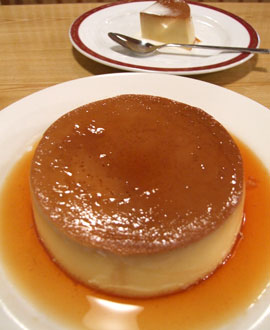 味味屋　自家製焼プリン