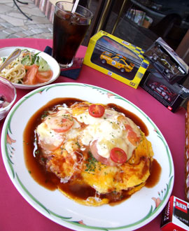 29ch　トマトチーズのオムライス